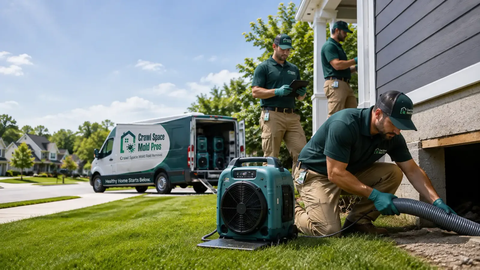 Crawl Space Mold Removal in Warren, AR